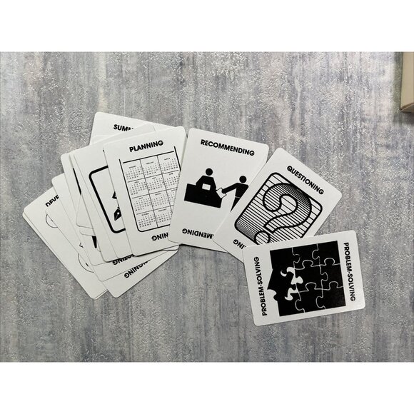 Deal Me In Career Systems Inc Career Path Card Game Playing Cards Set 1985 - Picture 9 of 12